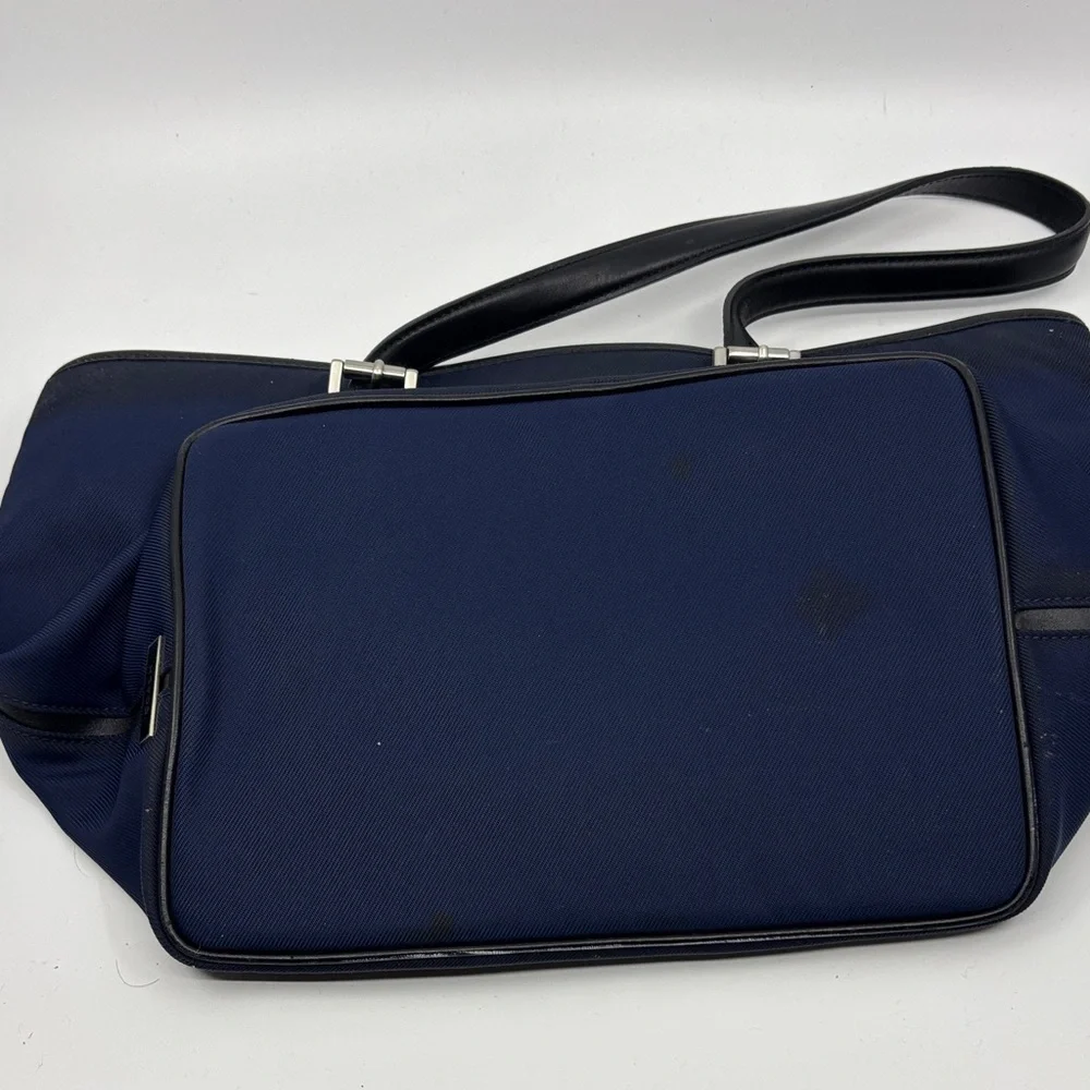 Coach Navy and Black Shoulder Bag